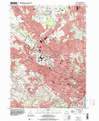 Albany New York Historical topographic map, 1:24000 scale, 7.5 X 7.5 Minute, Year 1994