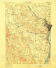 Albany New York Historical topographic map, 1:62500 scale, 15 X 15 Minute, Year 1898