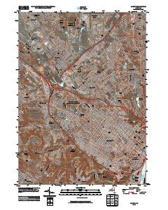 Albany New York Historical topographic map, 1:24000 scale, 7.5 X 7.5 Minute, Year 2010