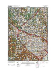 Albany New York Historical topographic map, 1:24000 scale, 7.5 X 7.5 Minute, Year 2013