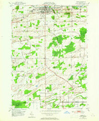 Albion New York Historical topographic map, 1:24000 scale, 7.5 X 7.5 Minute, Year 1950