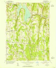 Alcove New York Historical topographic map, 1:24000 scale, 7.5 X 7.5 Minute, Year 1953