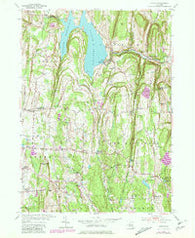Alcove New York Historical topographic map, 1:24000 scale, 7.5 X 7.5 Minute, Year 1953