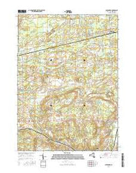 Alexander New York Current topographic map, 1:24000 scale, 7.5 X 7.5 Minute, Year 2016