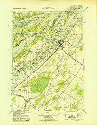 Alexandria Bay New York Historical topographic map, 1:31680 scale, 7.5 X 7.5 Minute, Year 1943