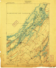 Alexandria Bay New York Historical topographic map, 1:62500 scale, 15 X 15 Minute, Year 1903