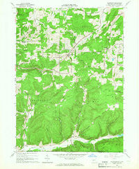 Allentown New York Historical topographic map, 1:24000 scale, 7.5 X 7.5 Minute, Year 1965