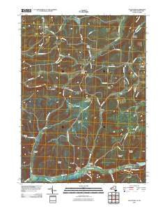 Allentown New York Historical topographic map, 1:24000 scale, 7.5 X 7.5 Minute, Year 2010