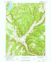 Alpine New York Historical topographic map, 1:24000 scale, 7.5 X 7.5 Minute, Year 1969