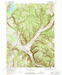 Alpine New York Historical topographic map, 1:24000 scale, 7.5 X 7.5 Minute, Year 1969