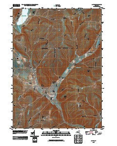 Alpine New York Historical topographic map, 1:24000 scale, 7.5 X 7.5 Minute, Year 2010
