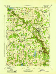 Altamont New York Historical topographic map, 1:31680 scale, 7.5 X 7.5 Minute, Year 1946