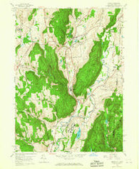 Amenia New York Historical topographic map, 1:24000 scale, 7.5 X 7.5 Minute, Year 1958