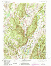 Amenia New York Historical topographic map, 1:24000 scale, 7.5 X 7.5 Minute, Year 1958