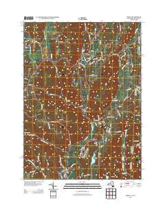 Amenia New York Historical topographic map, 1:24000 scale, 7.5 X 7.5 Minute, Year 2013