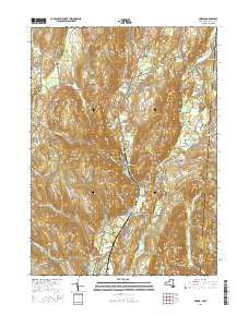 Amenia New York Current topographic map, 1:24000 scale, 7.5 X 7.5 Minute, Year 2016