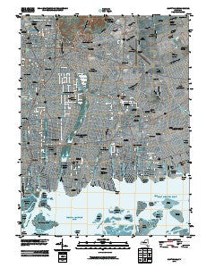 Amityville New York Historical topographic map, 1:24000 scale, 7.5 X 7.5 Minute, Year 2010