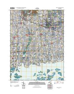 Amityville New York Historical topographic map, 1:24000 scale, 7.5 X 7.5 Minute, Year 2013