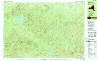Ampersand Lake New York Historical topographic map, 1:25000 scale, 7.5 X 15 Minute, Year 1978