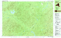 Ampersand Lake New York Historical topographic map, 1:25000 scale, 7.5 X 15 Minute, Year 1978