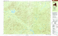 Ampersand Lake New York Historical topographic map, 1:25000 scale, 7.5 X 15 Minute, Year 1999
