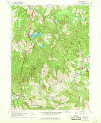 Ancram New York Historical topographic map, 1:24000 scale, 7.5 X 7.5 Minute, Year 1960