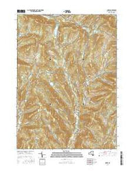 Andes New York Current topographic map, 1:24000 scale, 7.5 X 7.5 Minute, Year 2016