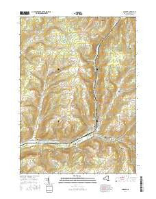 Andover New York Current topographic map, 1:24000 scale, 7.5 X 7.5 Minute, Year 2016