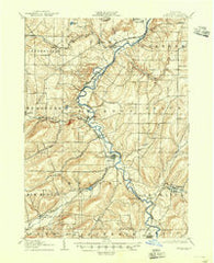 Angelica New York Historical topographic map, 1:62500 scale, 15 X 15 Minute, Year 1906