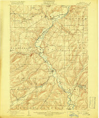Angelica New York Historical topographic map, 1:62500 scale, 15 X 15 Minute, Year 1906