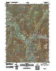 Angelica New York Historical topographic map, 1:24000 scale, 7.5 X 7.5 Minute, Year 2010