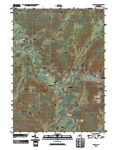 Angelica New York Historical topographic map, 1:24000 scale, 7.5 X 7.5 Minute, Year 2010