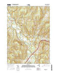 Angelica New York Current topographic map, 1:24000 scale, 7.5 X 7.5 Minute, Year 2016