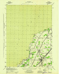 Angola New York Historical topographic map, 1:31680 scale, 7.5 X 7.5 Minute, Year 1944
