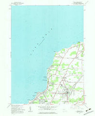 Angola New York Historical topographic map, 1:24000 scale, 7.5 X 7.5 Minute, Year 1960