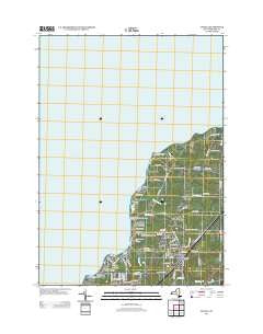 Angola New York Historical topographic map, 1:24000 scale, 7.5 X 7.5 Minute, Year 2013