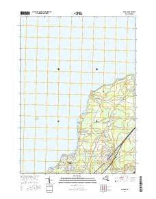 Angola New York Current topographic map, 1:24000 scale, 7.5 X 7.5 Minute, Year 2016