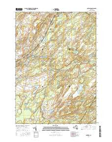 Antwerp New York Current topographic map, 1:24000 scale, 7.5 X 7.5 Minute, Year 2016