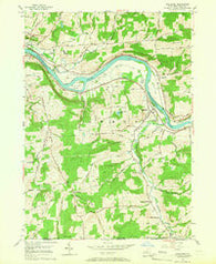 Apalachin New York Historical topographic map, 1:24000 scale, 7.5 X 7.5 Minute, Year 1956