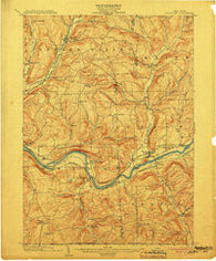 Apalachin New York Historical topographic map, 1:62500 scale, 15 X 15 Minute, Year 1904