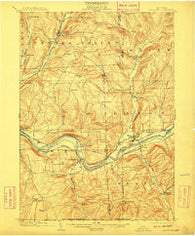 Apalachin New York Historical topographic map, 1:62500 scale, 15 X 15 Minute, Year 1904