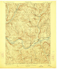 Apalachin New York Historical topographic map, 1:62500 scale, 15 X 15 Minute, Year 1904