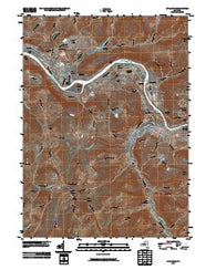 Apalachin New York Historical topographic map, 1:24000 scale, 7.5 X 7.5 Minute, Year 2010