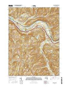 Apalachin New York Current topographic map, 1:24000 scale, 7.5 X 7.5 Minute, Year 2016