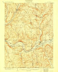 Apalachin New York Historical topographic map, 1:62500 scale, 15 X 15 Minute, Year 1904