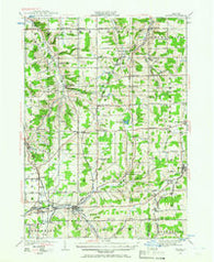 Arcade New York Historical topographic map, 1:62500 scale, 15 X 15 Minute, Year 1923