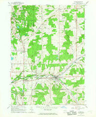 Arcade New York Historical topographic map, 1:24000 scale, 7.5 X 7.5 Minute, Year 1966