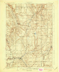 Arcade New York Historical topographic map, 1:62500 scale, 15 X 15 Minute, Year 1925