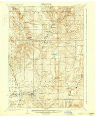 Arcade New York Historical topographic map, 1:62500 scale, 15 X 15 Minute, Year 1925