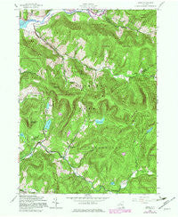 Arena New York Historical topographic map, 1:24000 scale, 7.5 X 7.5 Minute, Year 1945